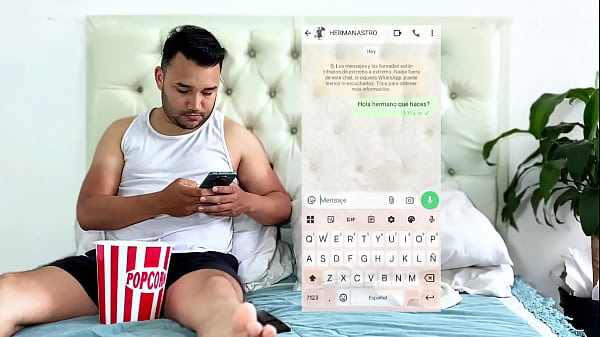 Movie night with my hot stepbrother, real sex with stepbrother