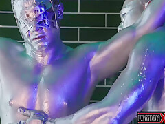 Ass Ruined His Human Toy Botan Peony With Damian Dragon