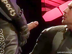 Biker boys gear fucking gloves