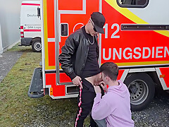 I Fucked My Gay Bitch Bareback In Public Parking Lot – Risky Outdoor Fuck – Gay Porn