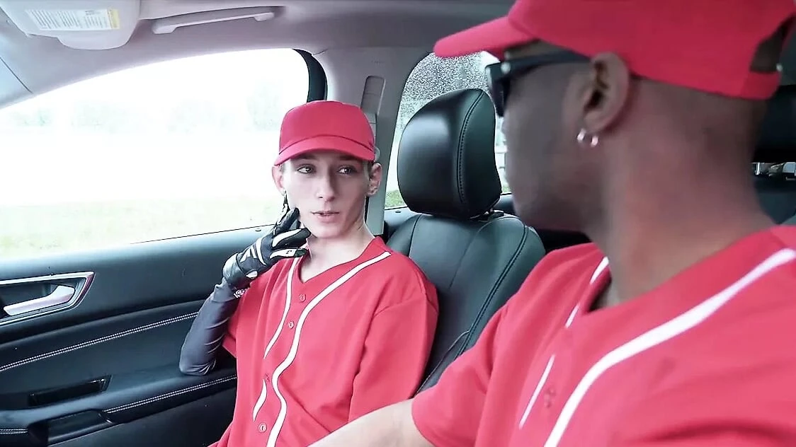 Interracial bareback between black stepdad and his white step son